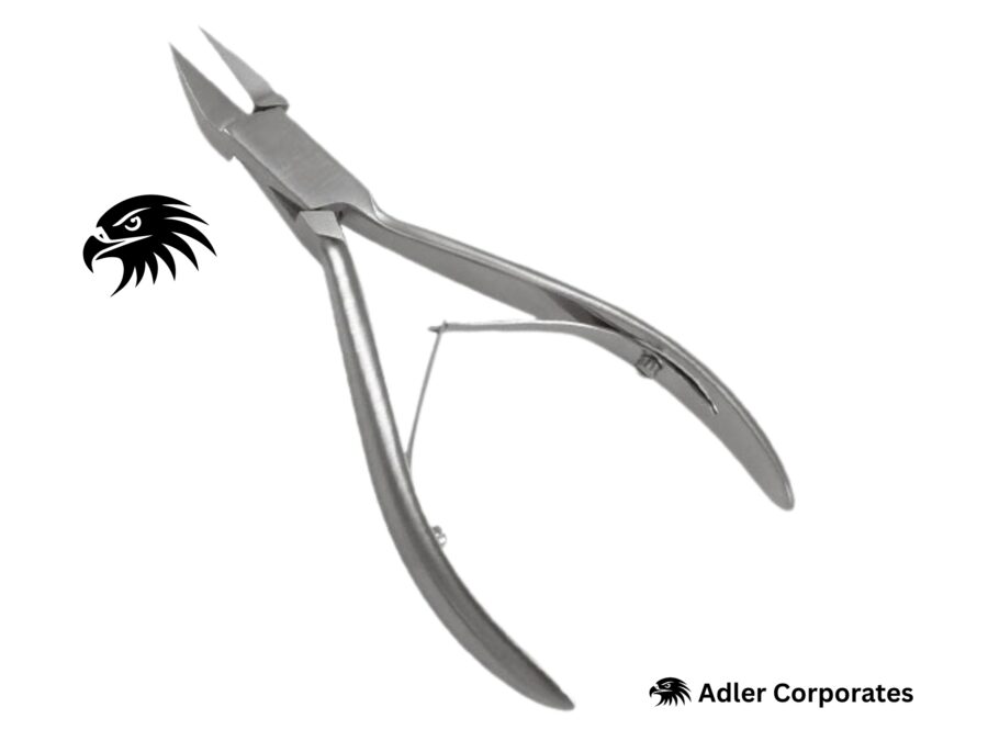 Sharp Point Lap Joint Cuticle Nippers with Spring