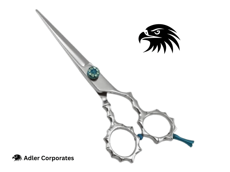 Three-holed professional barber scissors