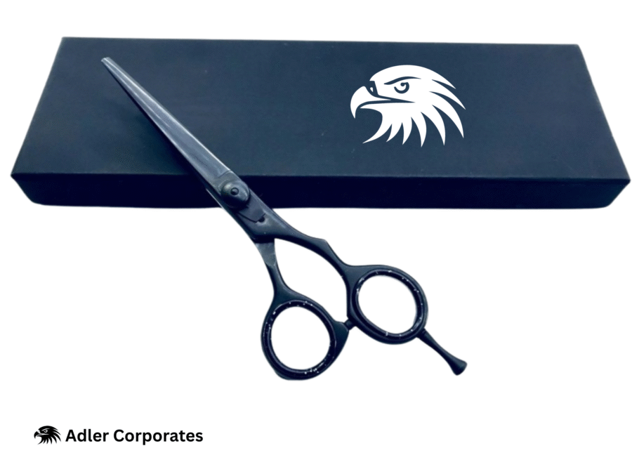 High-end professional hair cutting scissors made of sleek Japanese steel