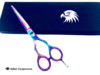 High-end titanium multi-coated hair shears: the pinnacle of Japanese stainless steel