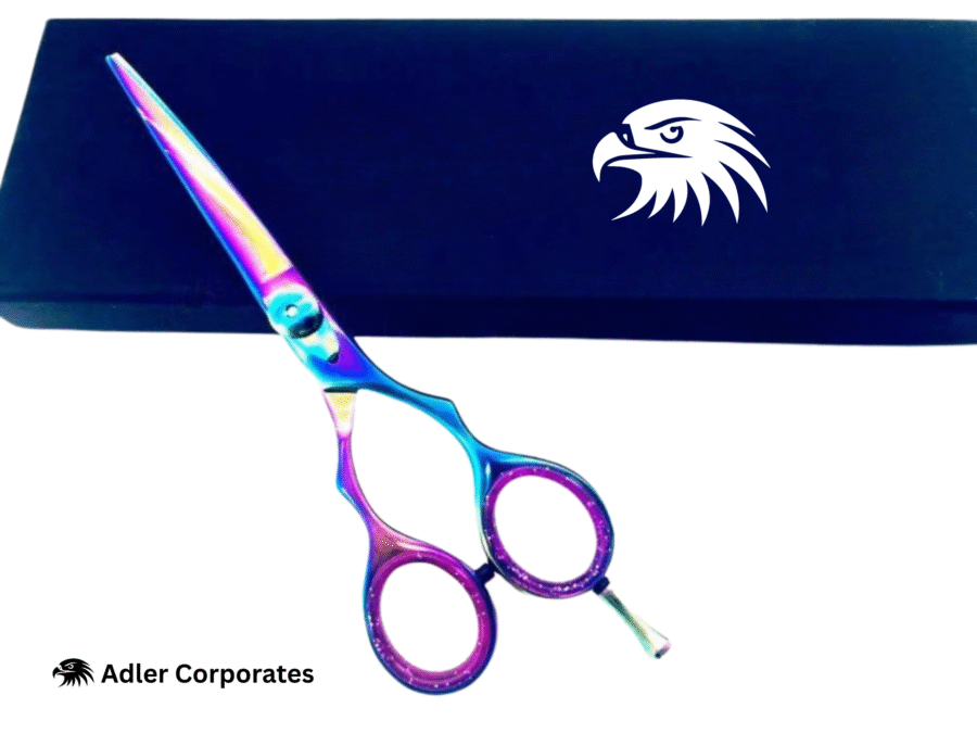 High-end titanium multi-coated hair shears: the pinnacle of Japanese stainless steel