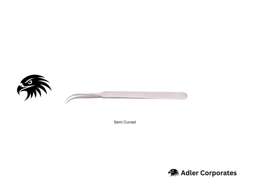 A Type Semi Curved Tweezers