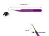 Eyelash Extension Tweezers L-Shape 45
