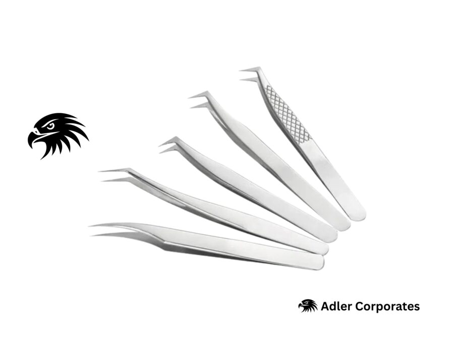 Eyelash Extension Tweezers Set, 5 volume tweezers