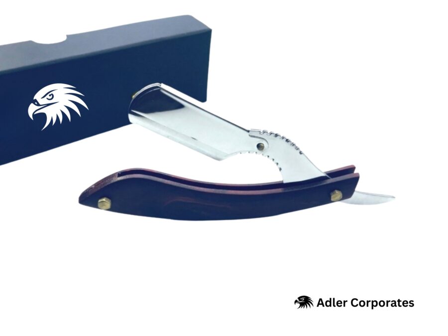 Professional Straight Edge Wooden Barber Razor Design-1