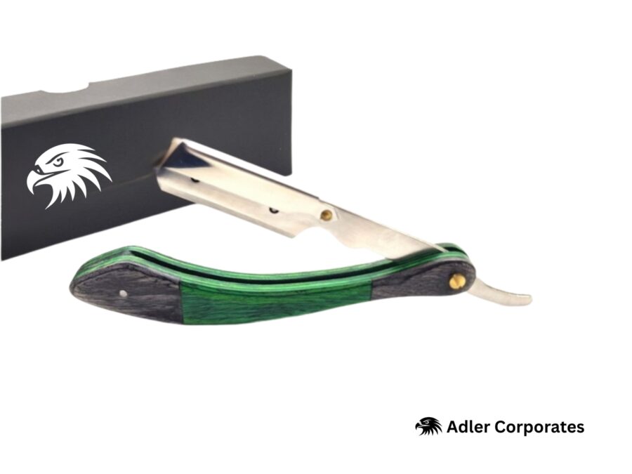 Wooden Straight Cut Throat Shaving Razor for Hair Salons