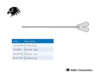 Probe, Fish Tail Silver Plated